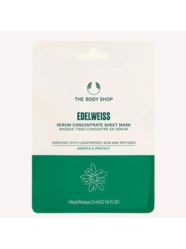 Vochtinbrengend en Toning Masker The Body Shop Edelweiss (1 Stuks)