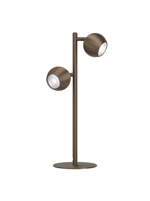 EGLO BIMEDA 1 TAFELLAMP H450 2L GU10 M/SCHAKELAAR DONKER BRONS