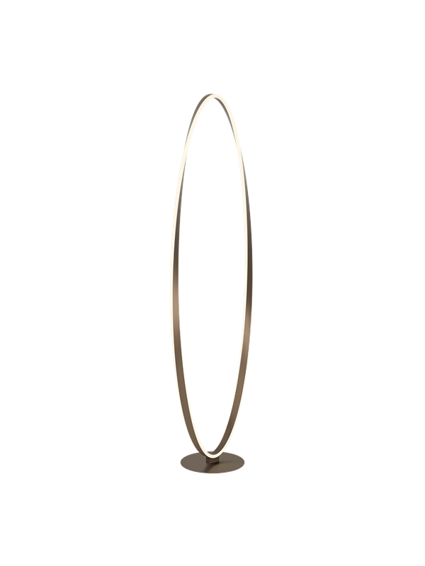 EGLO Camerota Vloerlamp - 142,5 cm - Donker Brons/Wit - Instelbaar wit licht - Dimbaar