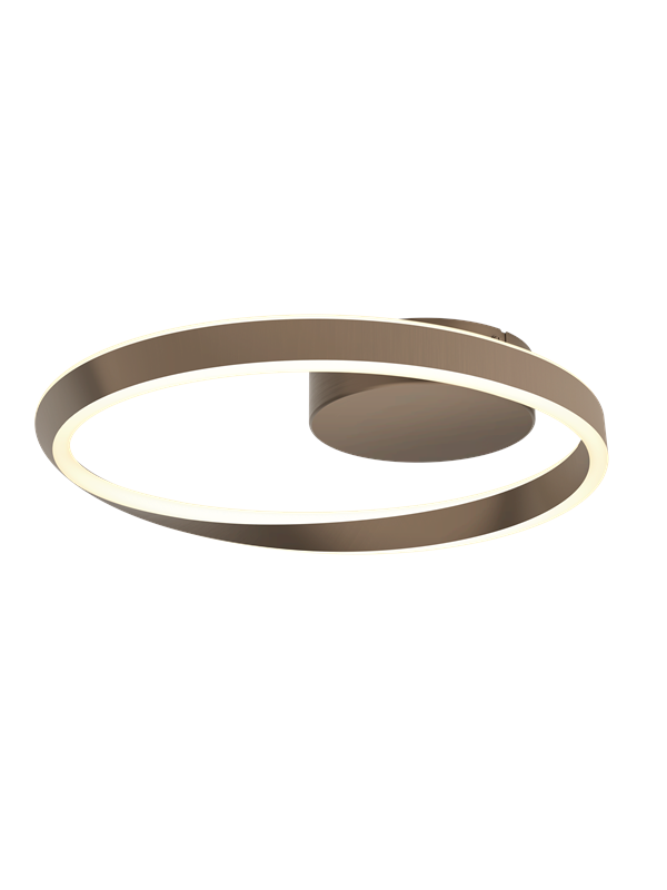 EGLO Camerota Plafondlamp - Ø 41 cm - Donker Brons/Wit - Instelbaar wit licht - Dimbaar
