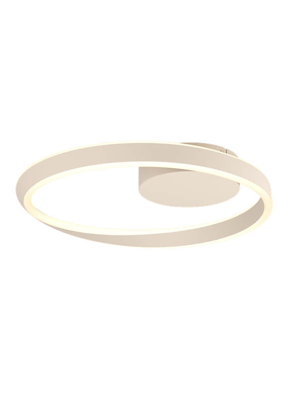 EGLO Camerota Plafondlamp - Ø 41 cm - Zandkleur/Beige/Wit - Instelbaar wit licht - Dimbaar