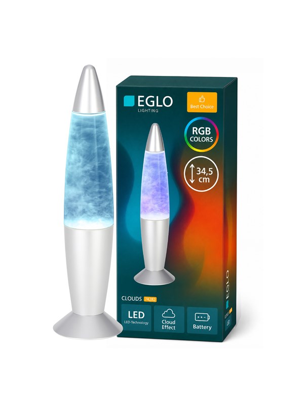 EGLO CLOUDS TAFELLAMP EXCL. BATTERIJEN ZILVER
