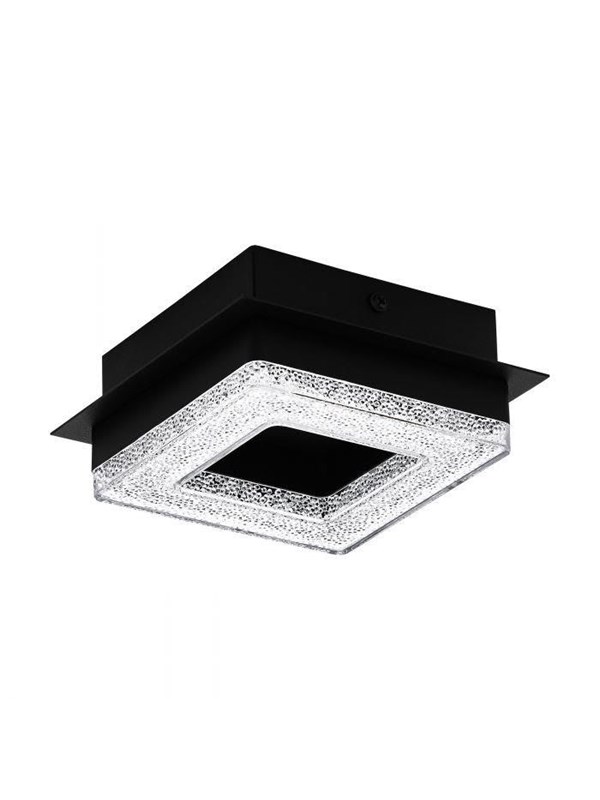 EGLO Fradelo 1 Plafondlamp - LED - 14 cm - Zwart