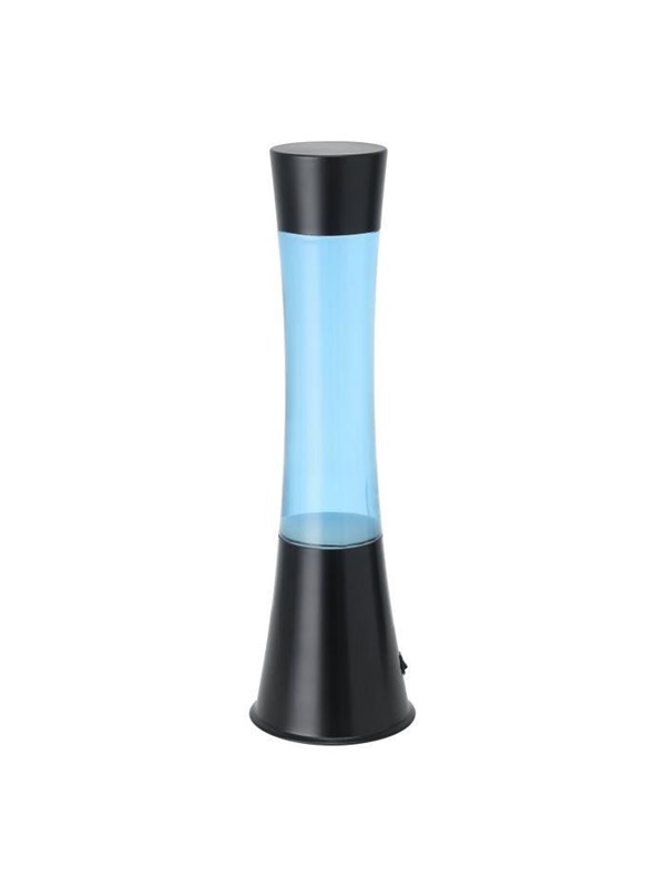 EGLO Lava Lavalamp - LED - 39,5 cm - Zwart/Blauwe vloeistof/Witte lava - Tafellamp