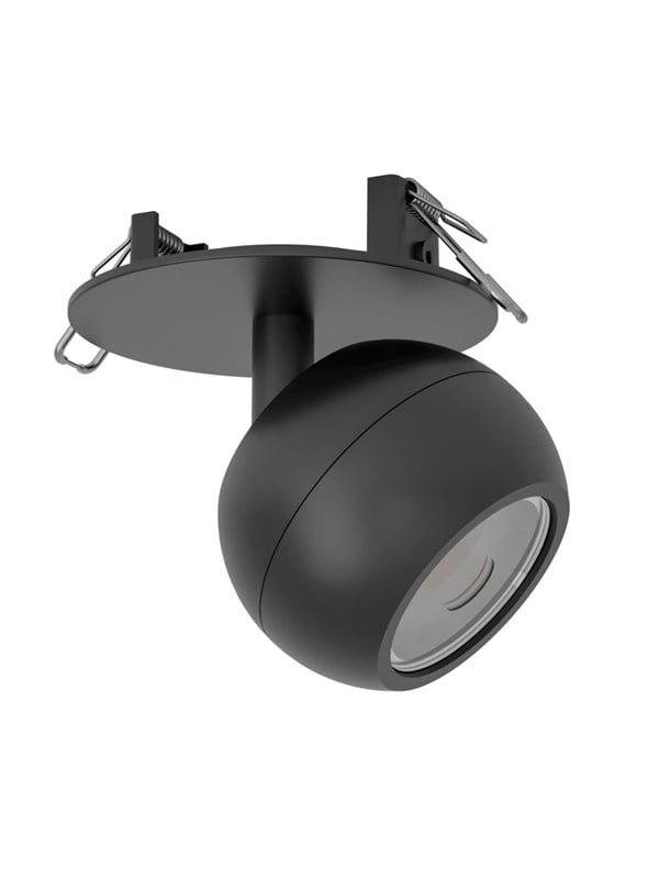 EGLO MENGIBAR SPHERE INBOUW Ø:90 CCT DIMBAAR ZWART