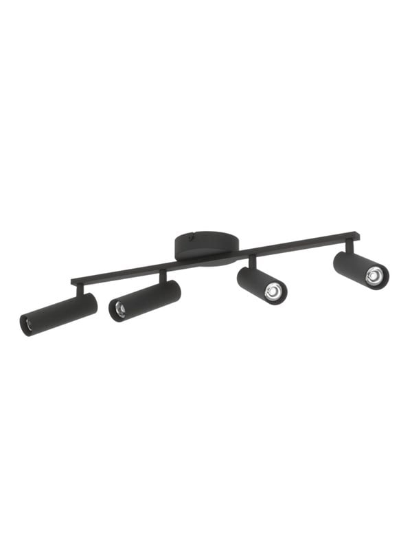 EGLO VALPROTO SPOTRAIL L550 4L CCT ZWART/ZWART