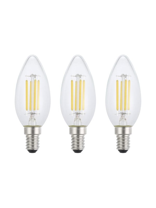 EGLO LED spot E14 C35 HELDER 2700K 470LM 3 STUKS E14