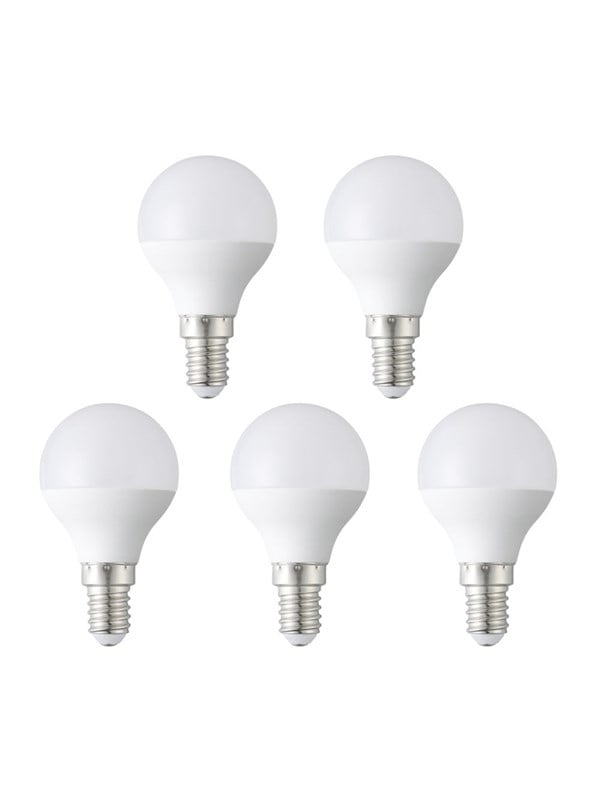 EGLO LED spot P45 OPAAL 2700K 470LM 5 STK E14