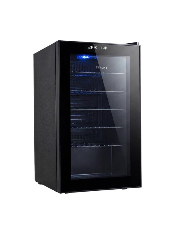 Euhomy BR001-89 70L Beverage Display Refrigerator - Black