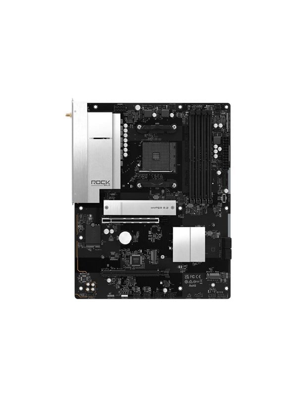 ASRock B550 Rock WiFi - motherboard - ATX - Socket AM4 - AMD B550 Moederbord - AMD B550 - AMD AM4 - DDR4 RAM - ATX