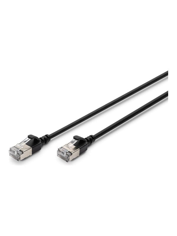 Digitus DK-1632-A-050S-BL-10 RJ45 Netwerkkabel, patchkabel CAT 6A  5 m Zwart  1 stuk(s)