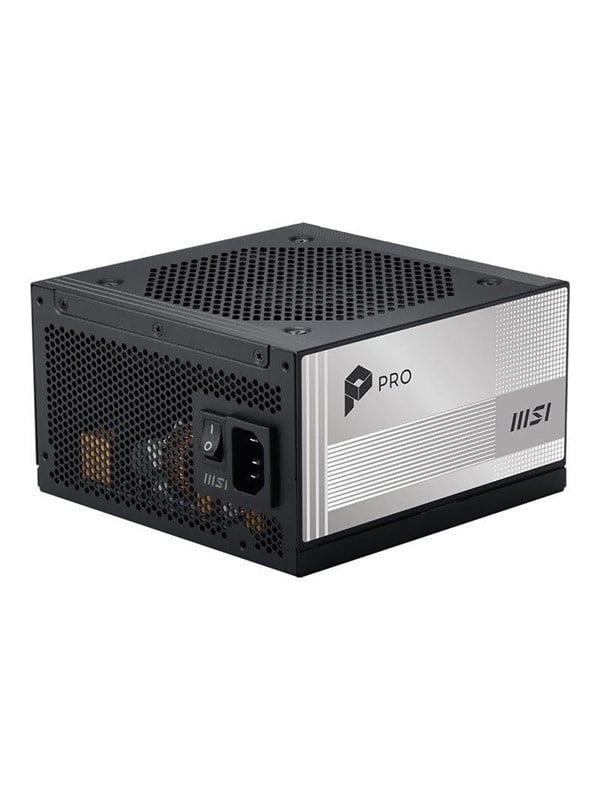 MSI PRO A1000PL PCIE5 - power supply - 1000 watt Voeding - 1000 Watt - 120 mm - 80 Plus 80 PLUS Platinum