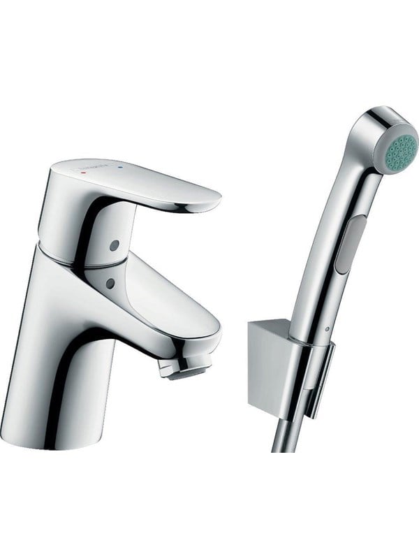 Hansgrohe Focus 70 bidetkraan met handdouche chroom
