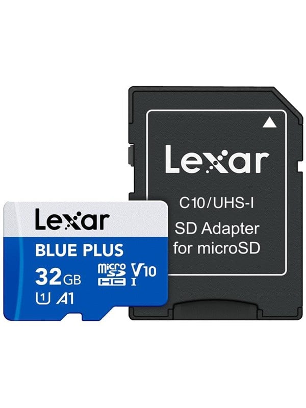 Lexar BLUE PLUS microSD/SD - 100MB/s - 32GB