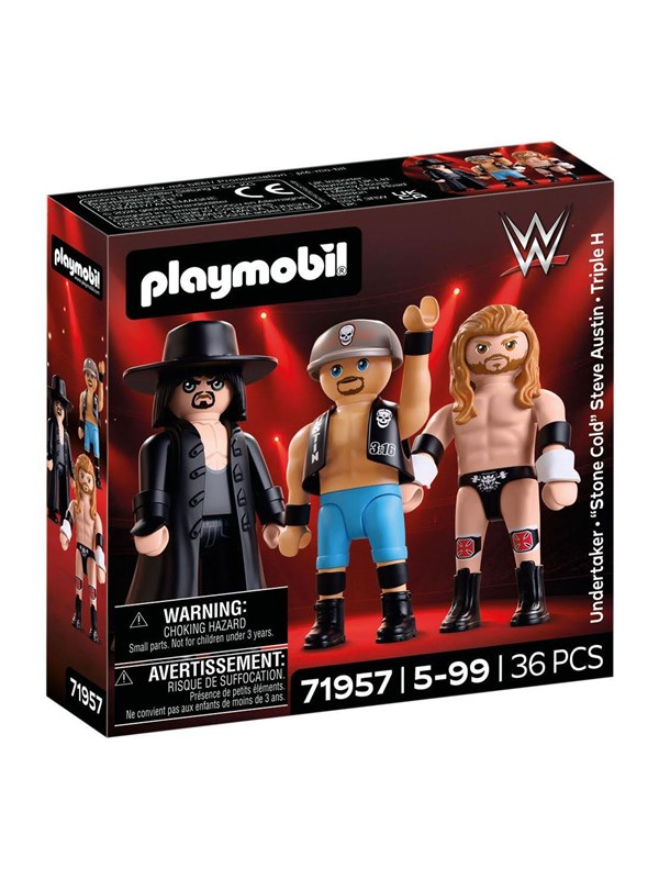 Playmobil WWE actiefiguren Attitude Era Multipack - 71957 worstelen.