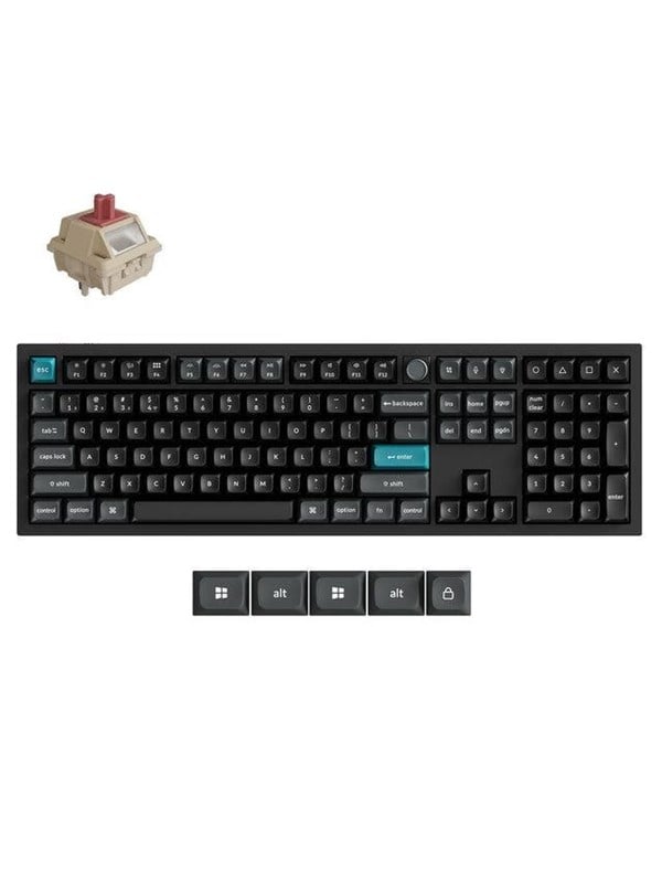 Keychron Q6 Ultra - keyboard - 100% full size - black Input Device