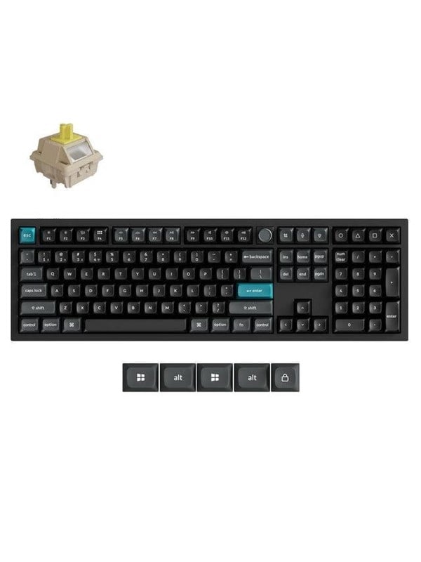 Keychron Q6 Ultra - keyboard full size - QWERTY - US - black Input Device