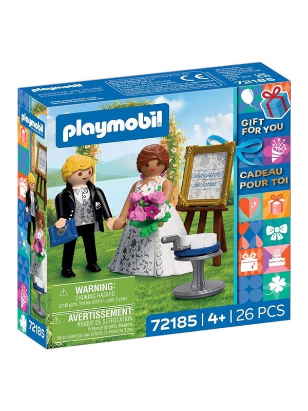 Playmobil bruiloft speelfiguur set - romantisch rollenspel cadeau.