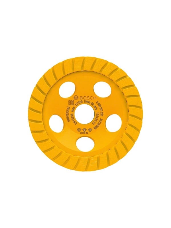 Bosch Accessories 2608201231 Diamant-komschijf Best for Universal Turbo, 125 x 22,23 x 5 mm, geel Best for Universal Diameter: 12.5 cm 1 stuk(s)