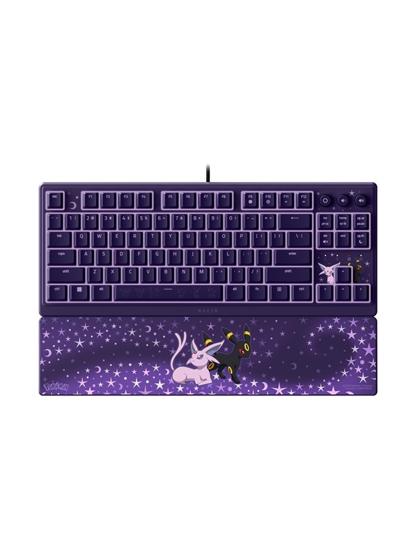 Razer Ornata V3 Tenkeyless RZ03-04882300-RUEA - Espeon & Umbreon Edition toetsenbord - USB RGB - paars
