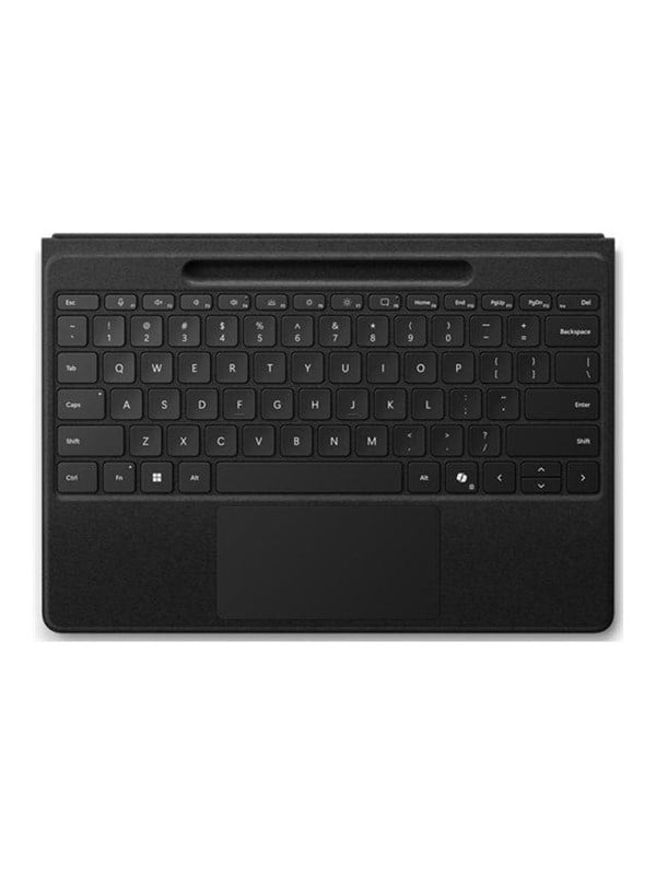 Microsoft Surface Pro Flex Keyboard - keyboard - with touchpad accelerometer Surface Slim Pen 2 storage and charging tray - black Input Device - Toetsenbord - Zwart