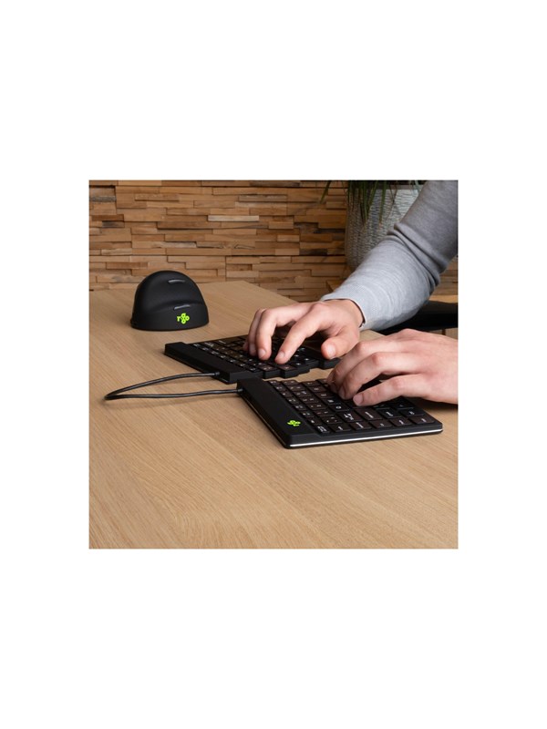 R-Go Tools R-Go Ergonomic Keyboard Split break - Toetsenbord - Engels (VK) - Zwart