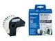 Papier, fotopapier en etiketten - Brother DK-22214 Continuous Paper Label Roll – Black on White 12mm wide - DK-22214