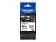 Papier, fotopapier en etiketten - Brother 9 mm Zwart/wit tape-flexible - TZEFX221