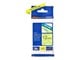 Papier, fotopapier en etiketten - Brother TZEC31 / TZe-C31 Black on fluorescent Yellow Ribbon (12mm x 5m) - TZeC31
