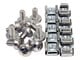Systeemaccessoires  - StarTech.com 50 Pkg M6 Mounting Screws and Cage Nuts - CABSCREWM6