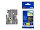 Papier, fotopapier en etiketten - Brother TZe335 12mm (0.47") White on Black Label tape for P-Touch 8m - TZE335
