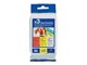 Papier, fotopapier en etiketten - Brother TZe 31M3 - 3-Pack 1x black on red 1x black on white and 1x black on yellow laminated tape (12mm x 8m) - TZE31M3