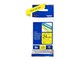 Papier, fotopapier en etiketten - Brother TZE651 / TZe-651 Black on Yellow Ribbon (24mm x 8m) - TZE651