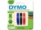 Papier, fotopapier en etiketten - DYMO ® Embosser Tape 9mm x 3m Red + Blue + Black 3-Blister - S0847750