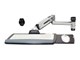 Muurbevestigingen, AV-bevestigingen & AV-meubels - Ergotron LX Sit-Stand Wall Mount Keyboard Arm - Max 2.2 kg - recommended for - 45-354-026