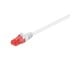 Netwerk - kabel - Pro LAN CAT 6 UTP - Wit - 0.25m - 4040849952579