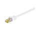 Netwerk - kabel - Pro RJ45 patch cord CAT 6A S/FTP (PiMF) 500 MHz with CAT 7 raw cable Wit - 4040849910906