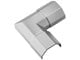 Kabelgoot, Kabelhoes & Kabelbinders - Pro Aluminium Cable Corner Silver - 4040849907807