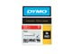 Papier, fotopapier en etiketten - DYMO ® Rhino Industrial Tape 12 mm x 5.5m coloured vinyl white on red - 1805416