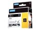 Papier, fotopapier en etiketten - DYMO ® Rhino Industrial Tape 9 mm x 5.5m coloured vinyl white on black - 1805437