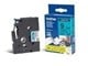 Papier, fotopapier en etiketten - Brother TZe 521 - Black on Blue - TZE521