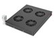 Rackkoffers - DIGITUS DN-19 FAN-4-HO-SW Ventilation Unit for variable 483 mm (19") installation - DN-19 FAN-4-HO-SW