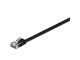 Netwerk - kabel - Pro LAN UTP CAT 6 Flat - Zwart - 1m - Zwart - 1m - 4040849953804
