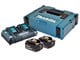 Accu & Oplader - Makita 18v Batterij pack li-ion 2x5.0ah quick charger and A makpac s - 197629-2