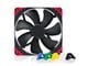Case Fan - Noctua NF-A14 PWM chromax.black.swap - Case ventilator - 140mm - Black - 25 dBA - NF-A14 PWM CH.BK.S