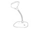 Systeemaccessoires - Zebra Gooseneck Intellistand: Gooseneck Intellistand - 22-71043-0BR