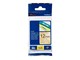 Papier, fotopapier en etiketten - Brother TZe PR831 - Black print on premium glitter gold - Roll (1.2 cm x 8 m) - TZEPR831