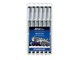 Schrijf- en tekengerei - Staedtler Fineliner pigment liner Zwart 6pcs - 308 SB6P