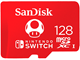 Geheugenkaart - SANDISK Nintendo Switch microSD - 100MB/s - 128GB - Mario edition - SDSQXAO-128G-GNCZN