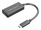 Beelscherm- en tv-kabel - Lenovo - Extern Video adapter - Zwart - 4X90R61022
